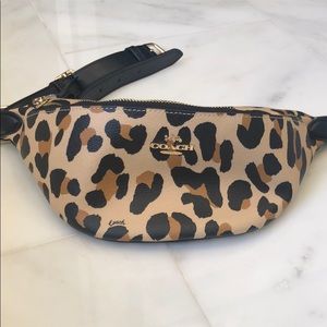 Coach Leopard Fanny Pack